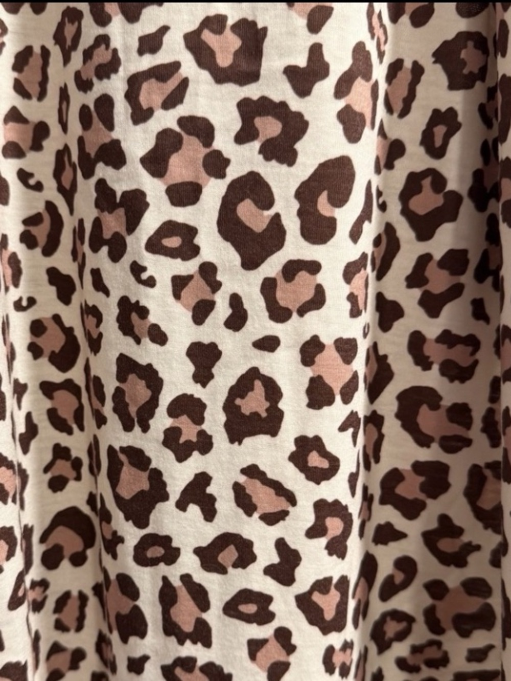 NWOT Lightweight Animal Print Halter Keyhole Tee PTP 21 - Picture 9 of 11